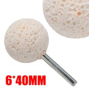 1Pcs 6X40Mm Grinding Wheel with Handles, Automobile Tire Grinding Head, Rub