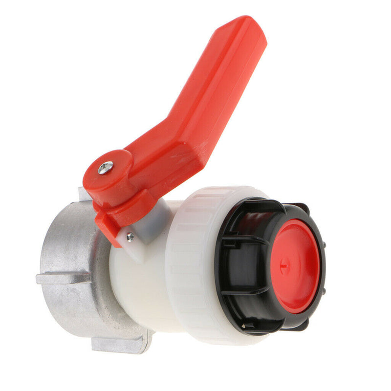 2 Inch 1000L IBC Water Tank Screwable Ball Valve HDPE BSP DN50, 62mm, 1Pack