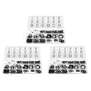 Black O-Rings Automotive Rubber Seal Assortment 675pcs Universal Ring P VCK