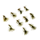 10pcs 4.5cm Wooly Bugger Flies Olive Sinking Wet Bass Trout Fishing Flies