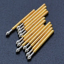 100Pcs P75-E2 Spring Test Probe Pogo Pin 1.3Mm Conical Head 1.0Mm Thimble