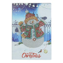 DIY Snowman Special Shaped Diamond Painting 50 Pages Students A5 Sketchbook