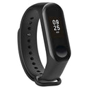 Silicone Smart Bracelet Strap Replacement Wristband for Mi Band 4 (Black)