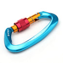 25KN Professional Safety Master Lock D Buckle Climbing Carabiner Equipment