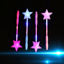 Star Shape Glow Sticks Bulk Light Up Plastic LED Wand Rally Party Cheer Stick