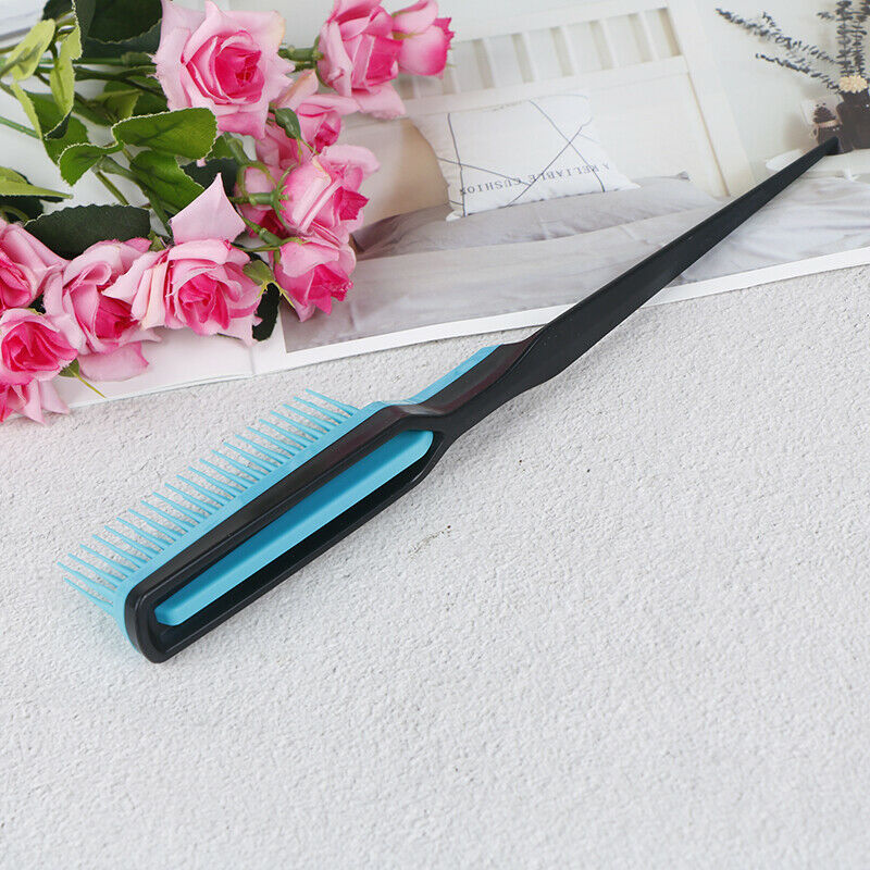 Professional Hairdressing Dense Comb Plastic Fine comb Salon Anti-static  Hn