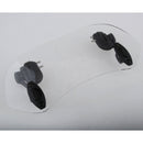 Motorcycle Windshield Windscreen Extension Spoiler Wind Deflector 280mm