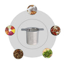 Durable Home Stainless Steel Tea Infuser Filter Strainer Double Handle Basket