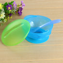 Baby Sucker Bowl Set Temperature Spoon Baby Child Training Bowl