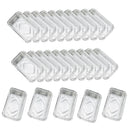 25Pcs 1150ml Aluminum Foil Grill Drip Pans for BBQ Cooking Outdoor Supplies
