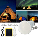 Solar Panel Powered LED Bulb Lamp Portable Tent Fishing For Outdoor Light H T7C6