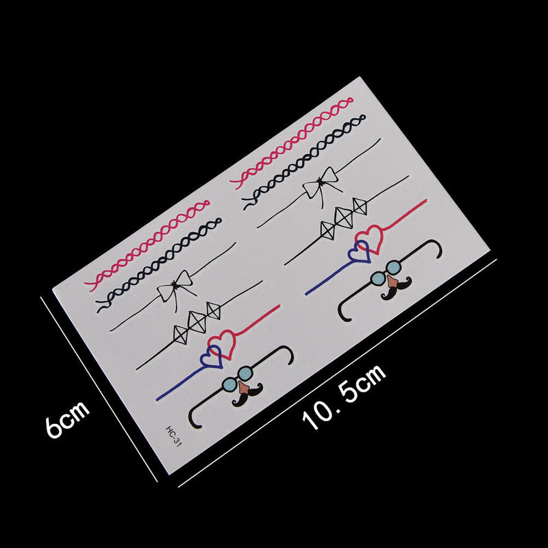 2XDIY Ring Removable Waterproof Temporary Tattoo Body Stickers Gift  Pip HMTOCA