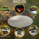 60cm Fireproof Mat |Fire Pit Mat | Fire Pit Pad Deck Great For Deck UK V5K8