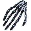 Fashion Punk Rock Devil Skeleton Hand Claw Hair Clips Black E4J4