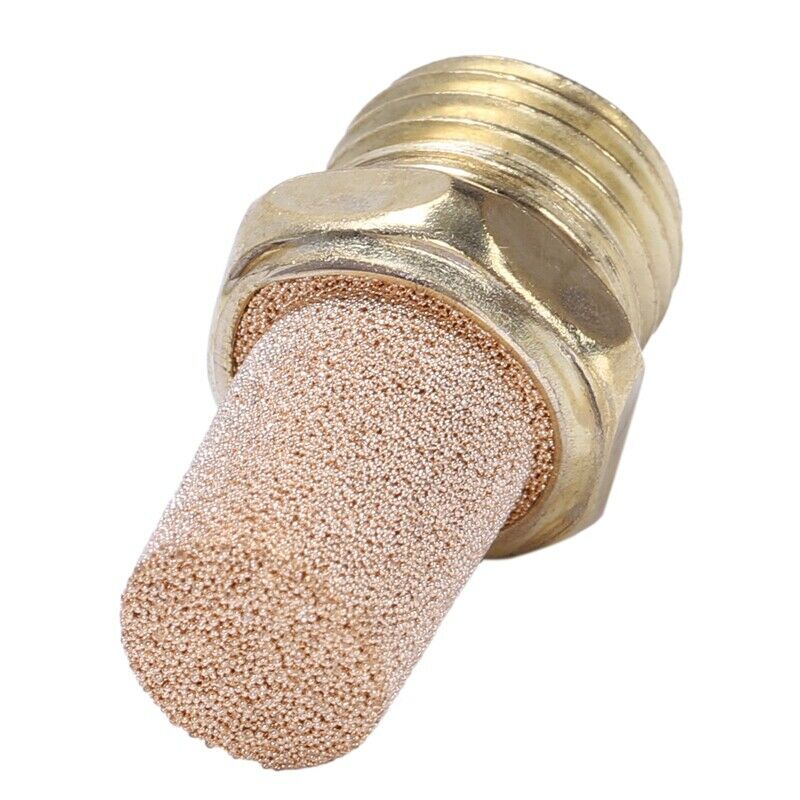 1.27 cm thread bronze sintered compressed air rear silencer silencer F8T1
