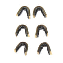 (Set of 6 pcs) Bowstring Nocks Protect Buckle Clips Nocking Point Hunting -