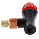 Bike Tyre Inflator Head Mini Hand Pump Head Bicycle For CO2 Air Bottle Blac OZ