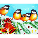 Christmas Bird 5D DIY Full Round Diamond Painting Festival Decor Mosaic Kit
