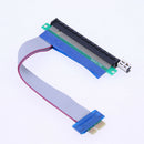 PCI-E Express 1X to 16X Extender Cable Flexible Riser Card Adapter