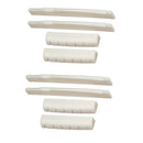 4 Sets Guitar String Bridge Slotted Saddle Nut Bone For Acoustic Guitar