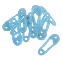 12 Pieces Cute Plastic Safety Pin Baby Shower Decorations Party Favor Blue