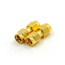 2Pcs SMA Male to SMA Male Plug in series RF Coaxial Adapter Connector BX