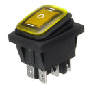 On-Off-On 6 Pin 12V Car Boat LED Light Rocker Toggle Switch Latching Accessories