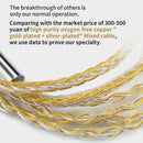Replacement Audio Cable Cord for KZ-ZST/ZS10/AS10/BA10/ES4/ZSR Headphone - 120cm