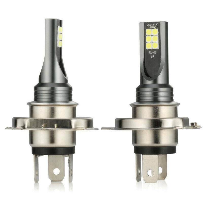 2x H4 200W 12000LM LED Car Headlight Fog Lights Conversion Globes Bulbs Bright