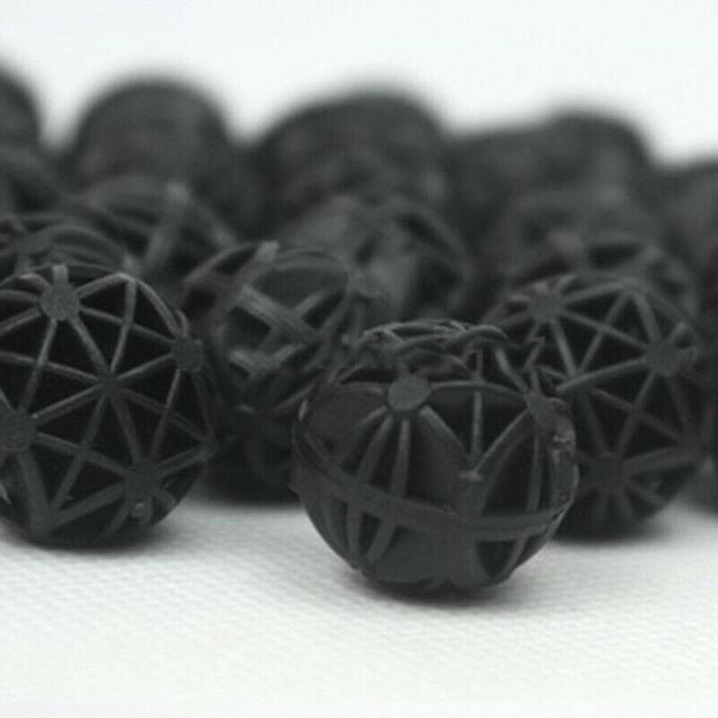 100x Aquarium Pond Bio Balls 16mm Canister Filter Media Wet/Dry Marine Ree WAN