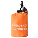 Reusable Emergency Sleeping Bag Waterproof Survival_Camping Travel Bag & WhistlT