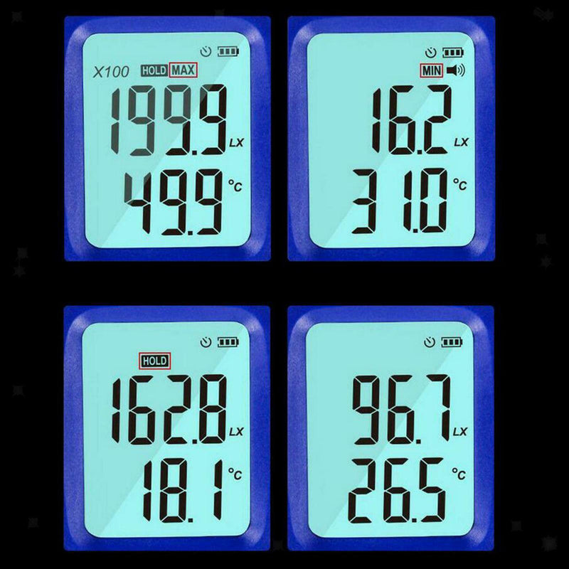 Portable Digital Illuminance Meter Light Intensity Tester 0-200000LUX Lux Meter