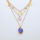 Elegant Women Necklace Multi-layer Butterfly Pendant Clavicle Chain Jewelry