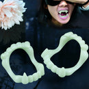 Fancy Halloween luminous Zombie Wolf Vampire Fangs Denture V9I5 Tooth A6W3
