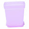 Colorful Plastic Plant Pots with Saucers, Set of 12