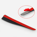 2 Pcs Carbon Style Bumper Lip Corner Side Scrach Protector Strip Guard vcd