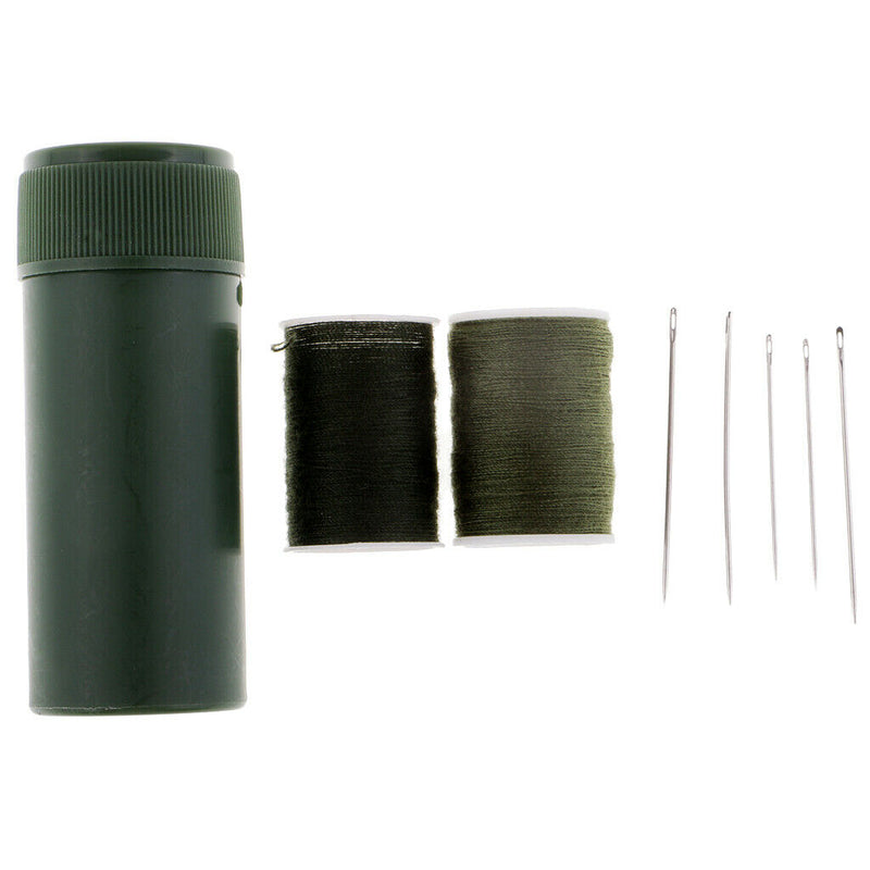 1 Set Green Portable Needle and Thread Sewing Kit for Daily Home Travel Used