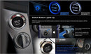 12V Car Engine Start Push Button Switch Ignition Starter Kit Blue LED Universal