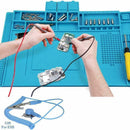 Anti Static Magnetic Heat Insulation Silicone Pad Desk Repair Solder Mat Q3K8