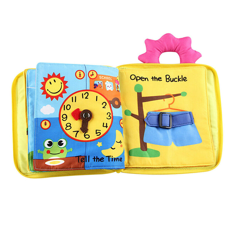 Baby Book, Cloth Book Baby Gift, Fun Interactive Soft Book for Babies, Infants,