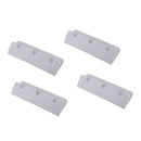 4Pcs PVC Boat Seat Hook Clips Brackets Replacement for Dinghy Yacht Gray