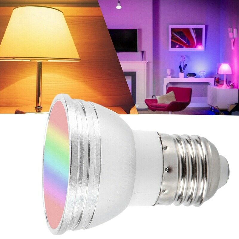 WiFi Smart Light Bulb E27 6W RGBW WiFi LED Dimmable Light Cup Alexa for Goo Y7W1