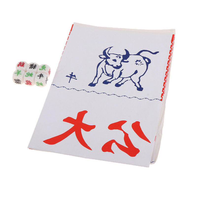 6 Pieces Chinese Zodiac Astrological Dice for Constellation Divination Game