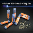 60pcs Micro HSS Straight Shank Twist Drill Bits Steel Tool Set 0.5mm-1.2mm