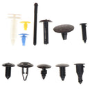 100Pcs Car door plastic mixed fastener clip bumper fender trim rivet with toolME