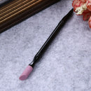 10Pcs Nail Art Quartz Scrubs Stone Cuticle Remover Stick Pen Spoon Cut Push