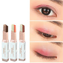 Novo Double Color Eyeshadow Stick Stereo Gradien Shimmer Color Eye Shadow C E1C3