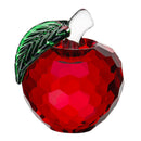 3-in-1 Crystal Apples Paperweight 4x5.5cm Christmas Eve Gift Xmas Ornament