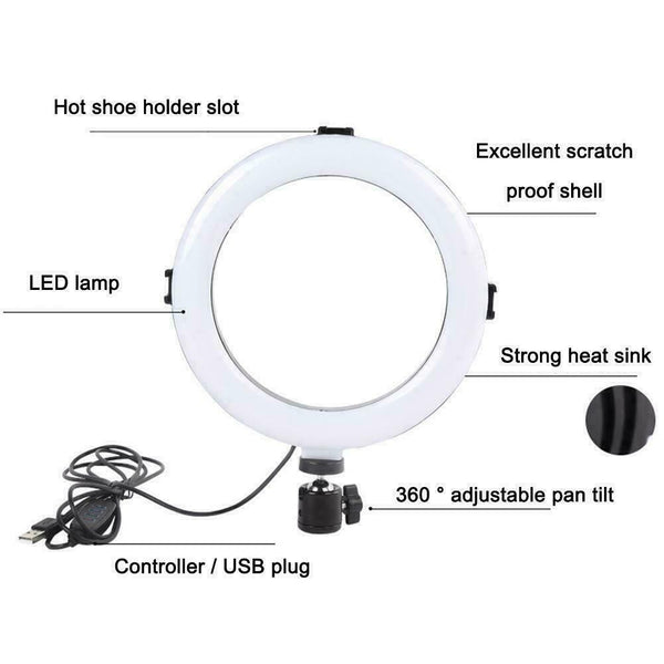 USB Selfie Fill-in Mobile Live Light Camera Adjustable Controller Hot W2S6