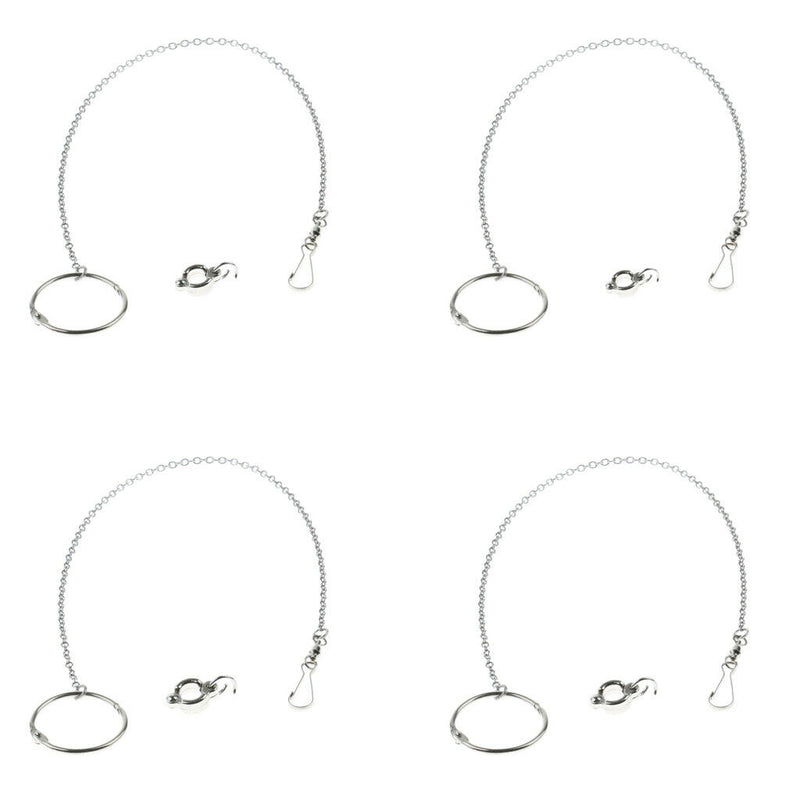 2 Pcs Parrot Peony Cockatiel Foot Chain Bird Training Anklet